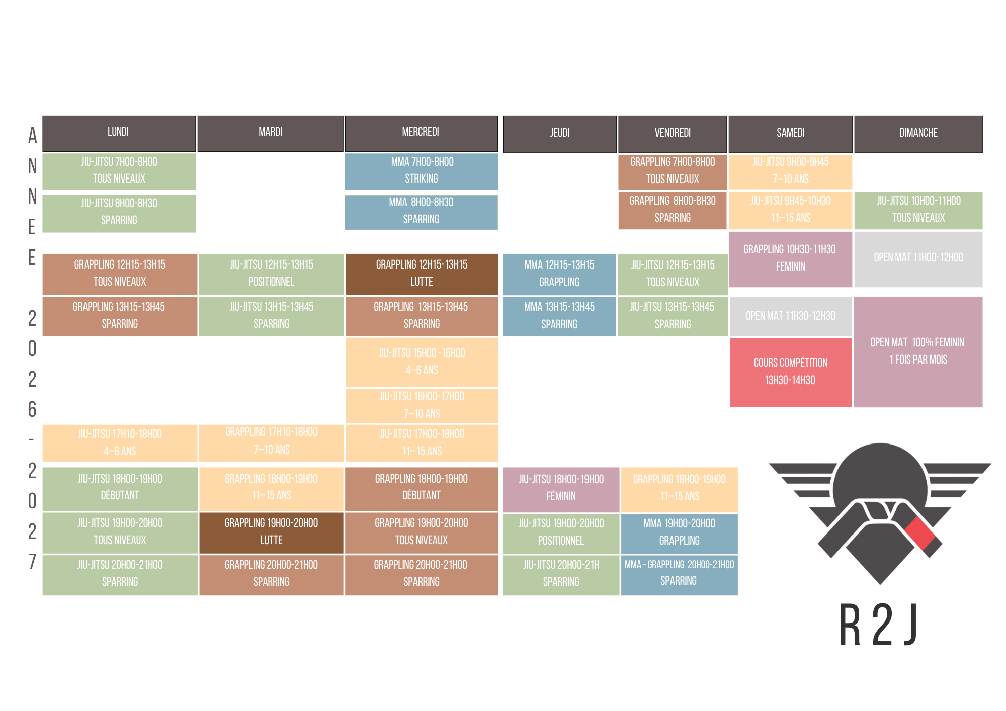 Image du planning